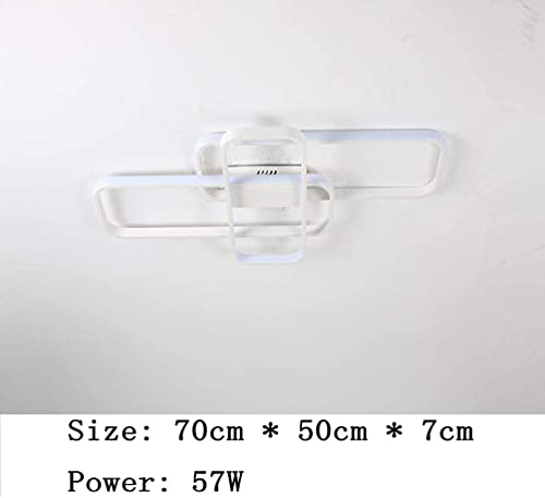 Lustre plafonnier LED design carré pour une décoration raffinée