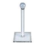 Hochance Clear Crystal Standing Paper Towel Roll Holder Countertop Weighted Rack,Glam Cute Bling Rhi