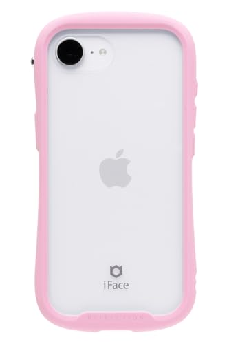 iFace Reflection iPhone 16e ケース クリア 強化ガラス(サクラピンク)【アイフェイス iphone16e ケース アイフォン16e カバー スマホケース 透明 黄変防止 耐衝撃 ストラップホール付き クリアケース 】