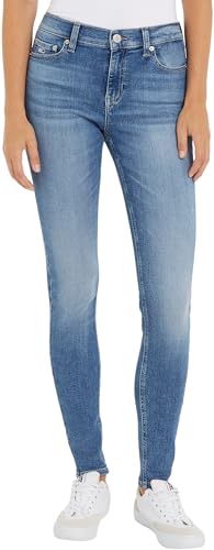 Tommy Jeans Vaqueros para Mujer Skinny Fit, Azul (Denim Medium), 24W/34L