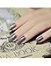 LIHI EXTRE ADHESION 22PCS Nail Art Transfer Decals Sticker DIY Nail Polish Strips,Nail Wraps, Nail Patch, 100% Real Nail polish applique for Manicure, Wedding, Party, Galaxy