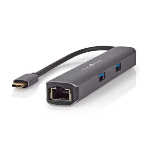 Nedis CCBW64230AT02 Station d'accueil USB 3.2 Gen 1 (3.1 Gen 1) Type-C Anthracite