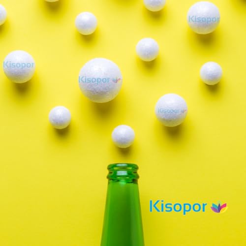Bola de Isopor 25mm maciça com 100 unidades Kisopor