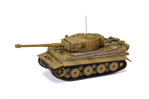 Corgi Diecast Tank - CC60515 Panzerkampfwagen VI Tiger Ausf E - Tiger 131 - German Military Metal Tank Toy Detailed Armored Vehicle - Die Cast World War II Models for Adults, Brown - Image 4