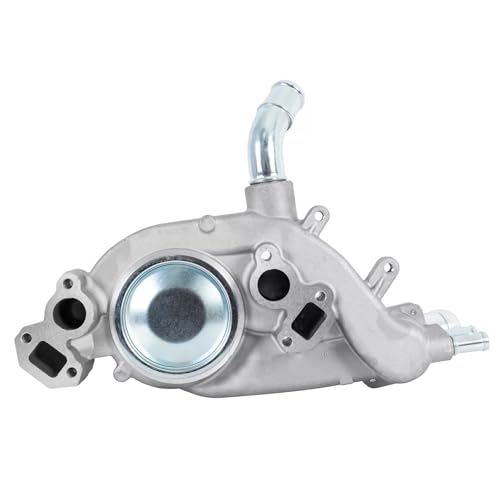 Image of Maxfavor Water Pump with Thermostat 45005 AW5104 for 1999-2006 Chevy Express Tahoe Avalanche Silverado Suburban 1500 2500 3500 Trailblazer SSR W3500 W4500 Tiltmaster 4.8L 5.3L 6.0L Engine Water Pump