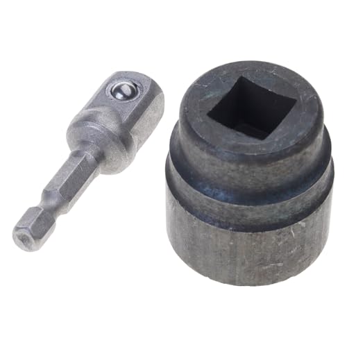 SHYYOULQE Adapter podnośników nożycowych 1/4 cala klucz udarowy narzędzie przegub kulowy pręt stalowy przegub kulowy pręt do naprawy samochodu podnośniki nożycowe adapter