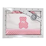 Las sábanas de cuna de Danielstore son 100% algodón . Válida para las cunas de medida Estandar 60x120 cm.