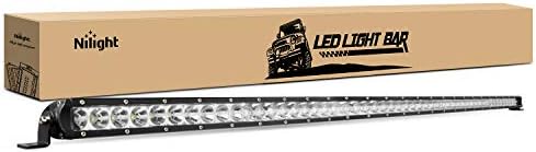 Nilight - 40007C-A 51Inch 250W Super Slim Spot Flood Combo Bar