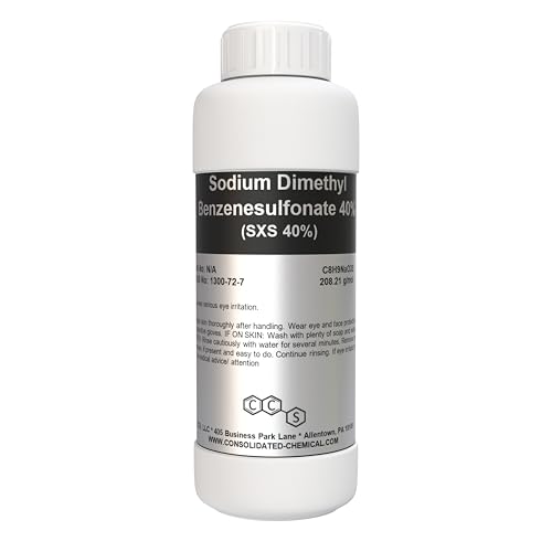 Sodium Dimethyl Benzenesulfonate 40% (SXS 40%) – High-Quality Surfactant & Wetting Agent for Industrial Applications - 500mL (16 Fl Oz)