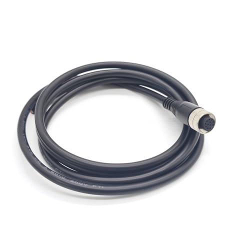 Cable conector M12 12 pines hembra 2 metros miniatura 4