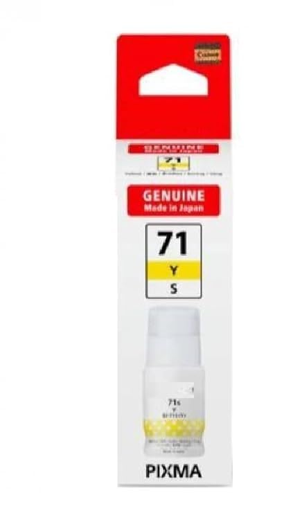 71 S Ink Bottle (Yellow) Compatible with Canon prinetr-image-1