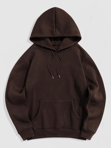 ZAFUL Men's Graphic Hooded Fleece Long Sleeve Sweatshirts Drawstring Casual Pullover Hoodie Tops2