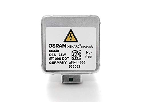 Osram Xenarc Oem 4300K D3S Hid Xenon Headlight Bulb 35W 66340 By Ali W/11 Digit Security Label - Made In Germany (Pack Of 1) #TOP2