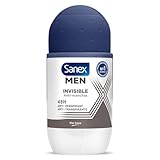 Sanex Men Dermo Invisible Desodorante Roll-On, 50 ml (Paquete de 1)