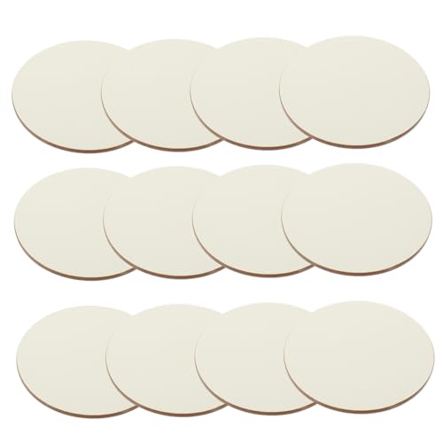 NOLITOY 12個 熱転写用製カップパッド 滑らかで耐久性ある昇華コースター プリント対応 形 飲み物保護用ホット コールド兼用