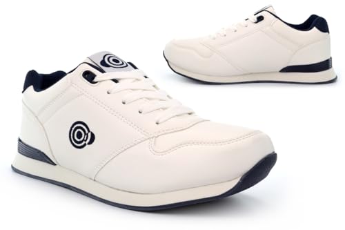 Generic Men's White Bowling Trainers, Size 9 UK