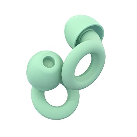 Loop Quiet Ear Plugs for Noise Reduction – Super Soft, Reusable Hearing Protection in Flexible Silicone for Sleep, Noise Sensitivity & Flights - 8 Ear Tips in XS/S/M/L – 27dB Noise Cancelling - Mint