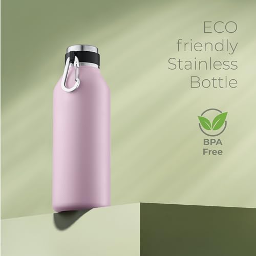Image of SipX 32 oz Stainless Steel Insulated Water Bottle with Leakproof Lid & Carry Hook - Triple Insulated - Cold 24 Hours /Hot 12 Hours - Perfect for Gym, Work, Sports, Travel - Purple