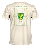 Norwich City FC Premium Heavyweight Cotton T-Shirt (US, Alpha, X-Large, Regular, Regular, Natural OTP)