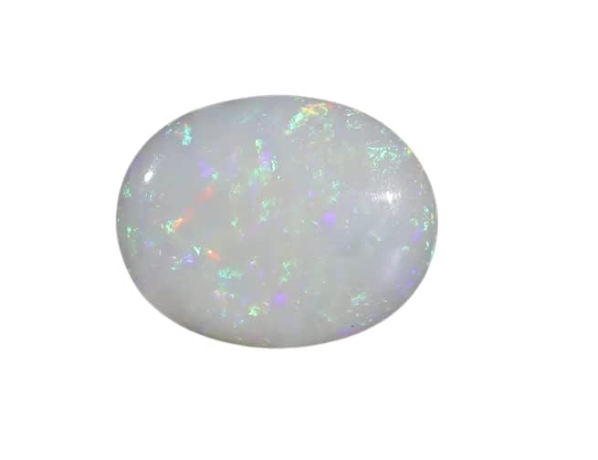 Akshita gems 18.25 Ratti 17.00 Carat Opal Stone Certified Natural Fire AA++ Quality White Astrological Australian Opal Loo... - Review, Price and Buying Guide