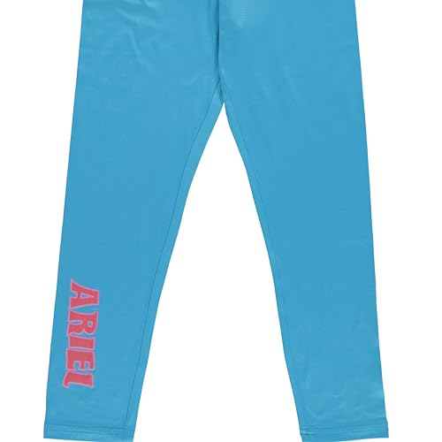 Image of Disney The Little Mermaid Leggings Clothing Set, Ariel Short Sleeve T-Shirt and Leggings Set- Girls Sizes 4-16