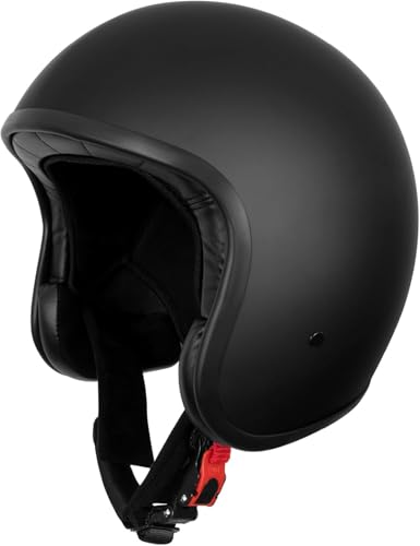 Westt Casco Moto Hombre Mujer ECE-R 22.06 capacete Moto sin Visera Casco Jet Abierto Cascos de Moto Scooter ciclomotor, Certificado ECE Dot, Tallas S-XL
