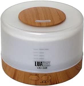 Difusor De Aromas Umidificador Cylindrical 500ml Led Ultra-Sônico Animus