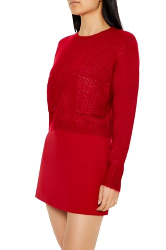 Forever 21 Women's Cropped Crew Sweater4