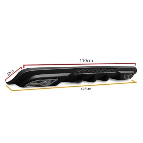 Parachoques trasero Focus compatible con difusor de estilo deportivo OZCCH 6