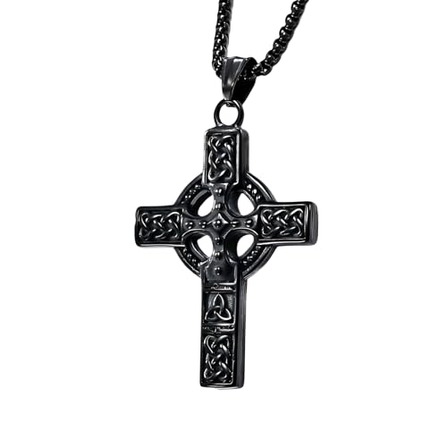 Perfetta per ogni occasione: questa collana con croce celtica è un regalo premuroso per compleanni, anniversari o celebrazioni religiose. Che tu stia cercando una collana con croce celtica da uomo o una collana con croce da donna, questo pezzo è allo stesso tempo elegante e significativo. Le opzioni del ciondolo a croce in argento sterling e della collana con croce da uomo in argento sterling lo rendono un'aggiunta versatile a qualsiasi collezione di collane con croce da donna.