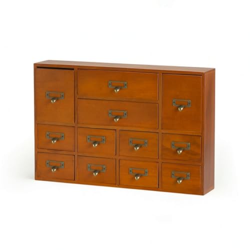 Mueble para estudiantes con doce cajones para maximizar espacio de mesa 2