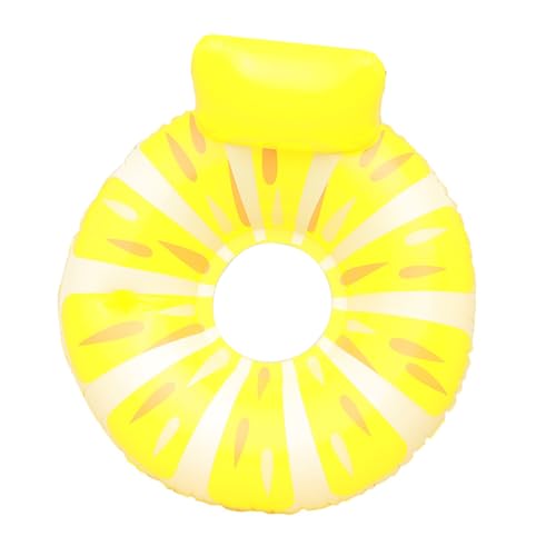 Lit de flottaison gonflable pour adultes WOONEKY bouée piscine motif citron épais