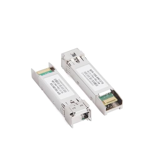 Transceptor SFP+ 10G monomodo fibra óptica LC duplex A/B compatible con switch Ethernet 5