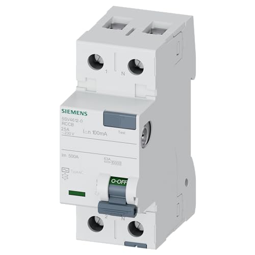 Interruptor Diferencial 5Sv, 70Mm, Clase Ac, 2 Polos, 25A, 300Ma