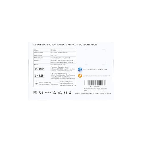 MOTOPOWER MP69038 Car OBD2 Scanner Code Reader Engine Fault Code Reader Scanner CAN Diagnostic Scan Tool - Elite Edition - Image 11