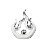 LGYKUMEG Elegante Keramikskulptur, Moderne Wohnkultur, Nippes, Tischdekoration, Moderne Dekoration, abstraktes Kunsthandwerk, auch als Geschenk geeignet,Weiß,A