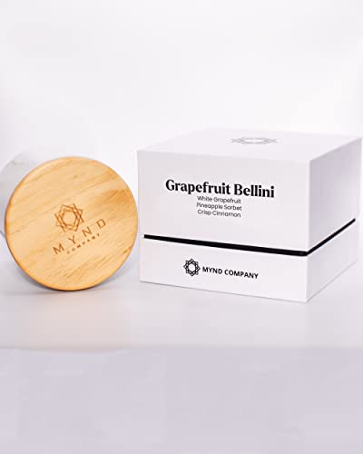 Aromatherapy Candle | Scented Candles For Home | 7Oz All Natural Soy Wax Ceramic Jar Candles | Grapefruit Bellini Scented Candle With Gift Box | Summer Candles Clearance #TOP3