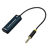Poyiccot ノイズフィルター、3.5mm グランドループアイソレーター、 ノイズキャンセラー aux ノイズ除去 対応ホームオーディオ、カーステレオシステムで 3.5mmオーディオケーブル