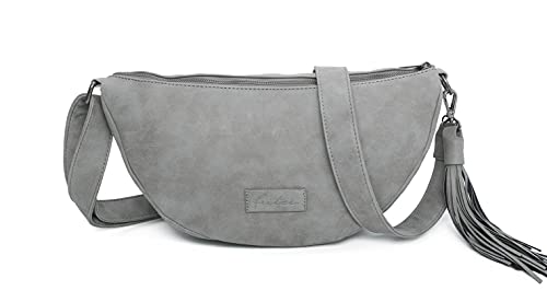 Sac Fritzi aus Preußen Fritzi35 Crossbody Rock gris : finitions et textures premium
