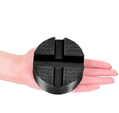 DEDC Floor Jack Pad,Universal Thickened Rubber Pinch Weld Jack Adapter Pad/Puck, Car Lift Frame Rail Protection Accessories -1 Pc
