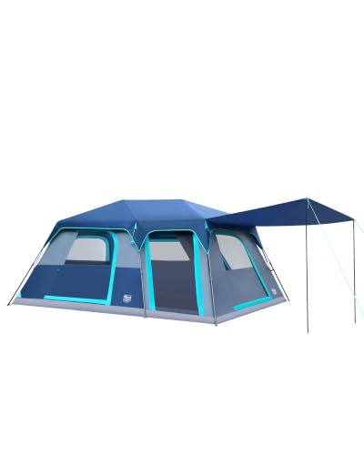 Image of TIMBER RIDGE 6 /10 Person Instant Cabin Tent for Camping, Setup in 60s