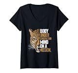 Womens Body Under Construction V-Neck T-Shirt