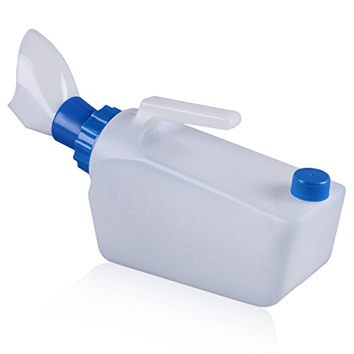 image for KEEPON Urinals for Women Men's Urine Bottle Portable Plastic Urinal fo