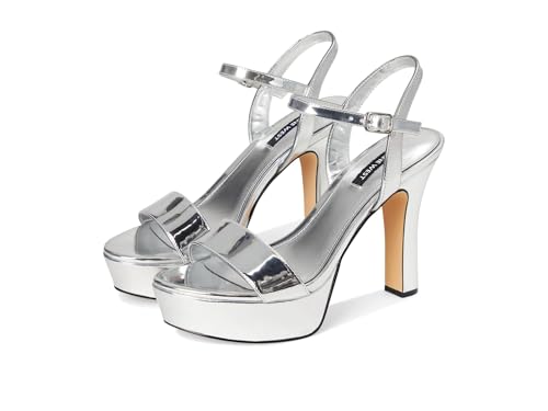 Sandale à Talon NINE WEST Solas argentée : fini les pieds douloureux en soirée habillée