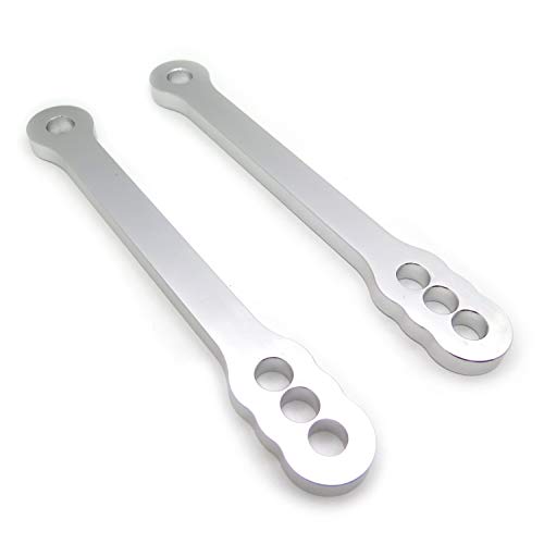 Httmt Mt011-Sr Bike Silver Lowering Links Compatible With 2003 2004 2005 Yzf R6 Yzf-R6 #TOP6