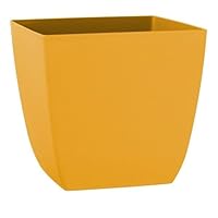 Decor Space Vaso In Plastica Riciclata Per Esterno E Giardino, 20 Cm, Colore Oliva, Resistente UV E Antimuffa - 3