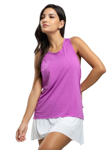 VICBELA Regata Feminina Fitness Beach Tennis DryFit - Roupas Esportivas Femininas - Academia - Ginás