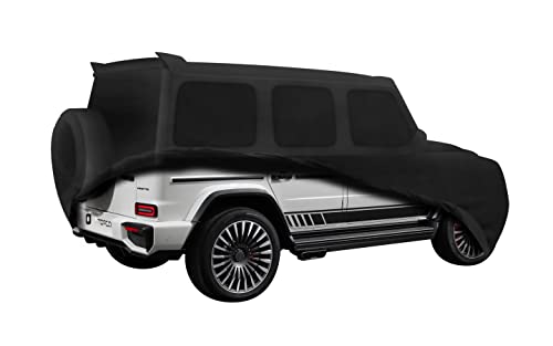 Image of Full Indoor Car Cover Custom Made for Mercedes W463 w464 G Class Wagon G550 G63 G500 G350 AMG dustproof Ultra Soft Elastic Fabric 1986-2024 G Truck Garage Showroom Storage use (Indoor)