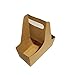 2 Cup 7 1/2" X 3 5/8" X 9" Kraft 32 oz. Drink Carrier with Handles by MT Products - (15 Pieces)