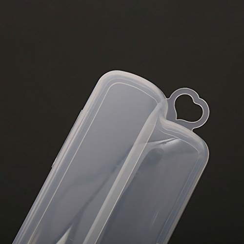 Hemoton 5 Unidades de Armazenamento de Colher de Bebê Caixa de Plástico para Colher Dupla Caixa de S